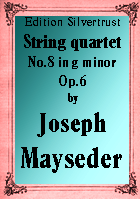 Vorderes Coverbild Streichquartett Nr. 2 g-Moll op. 6