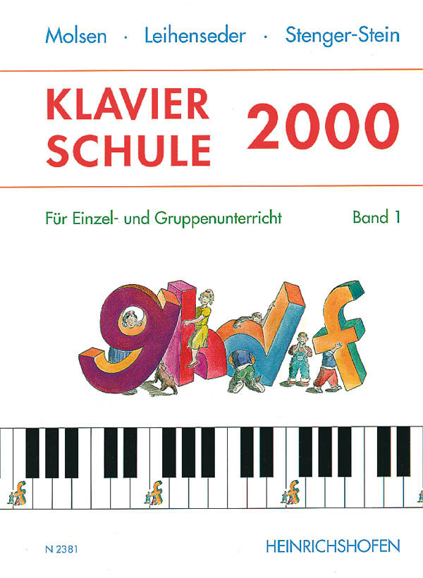 Vorderes Coverbild Klavierschule 2000. Band 1
