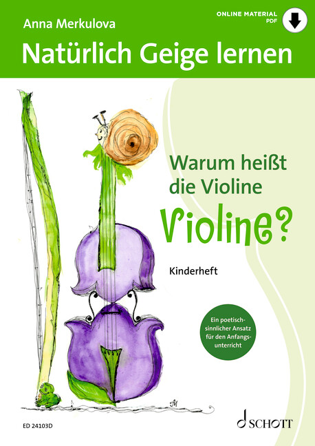 Vorderes Coverbild Natürlich Geige lernen: Warum heißt die Violine Violine?