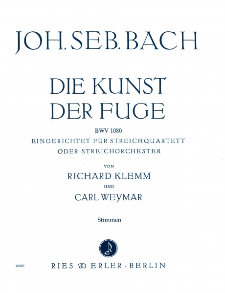 Vorderes Coverbild Die Kunst der Fuge
