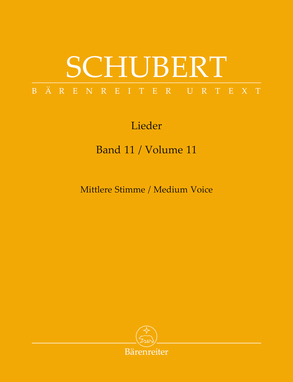 Vorderes Coverbild Lieder Mittlere Stimme, Band 11
