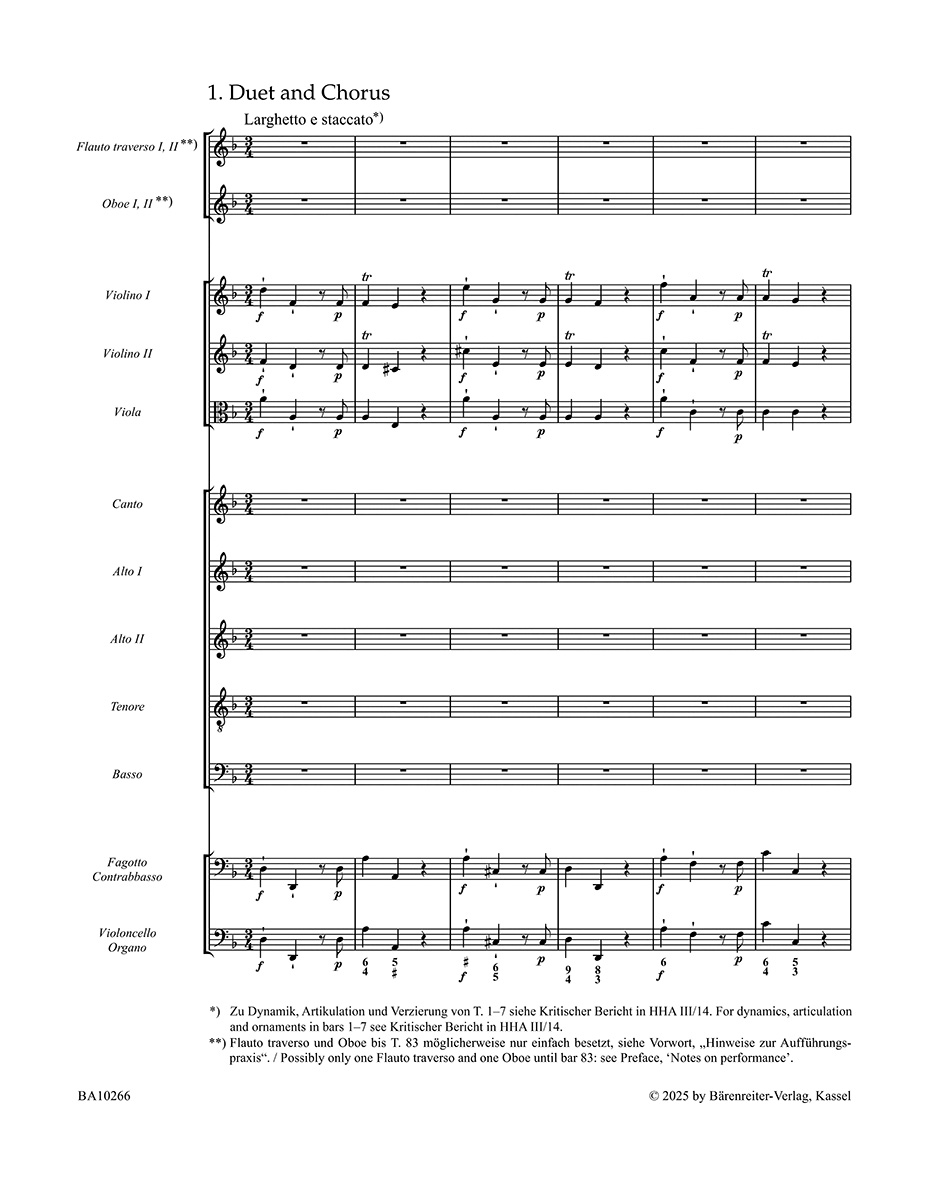 Anderes Coverbild Anthem on the Peace HWV 266 (267)