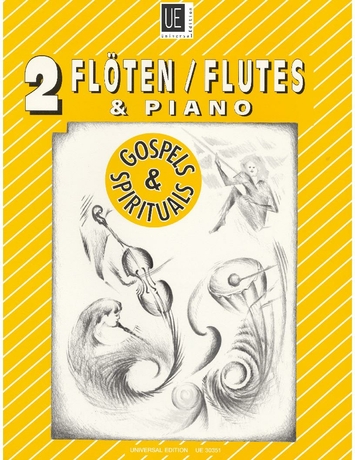 Vorderes Coverbild Gospels & Spirituals für 2 Flöten und Klavier