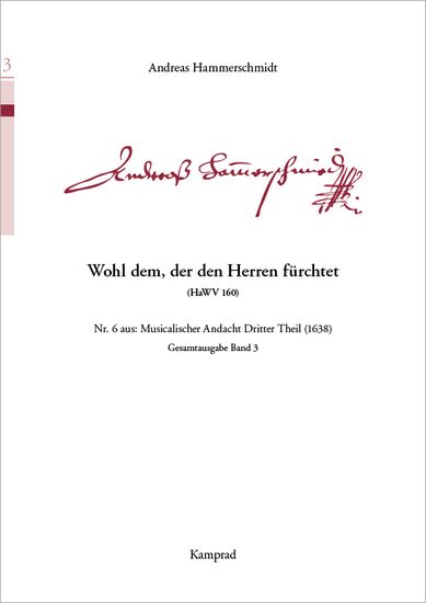 Anderes Coverbild Musicalischer Andachten Dritter Theil HaWV 155–185 (1642)