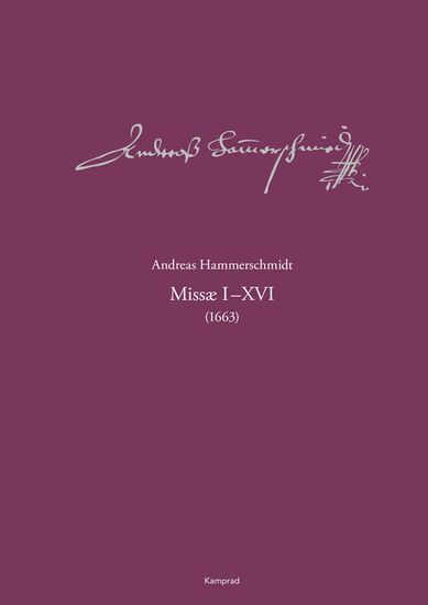 Vorderes Coverbild Missae I–XVI (1663)