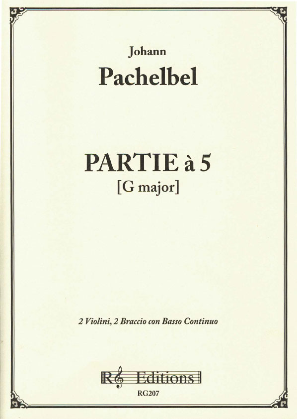 Vorderes Coverbild Partie à 5 G-Dur