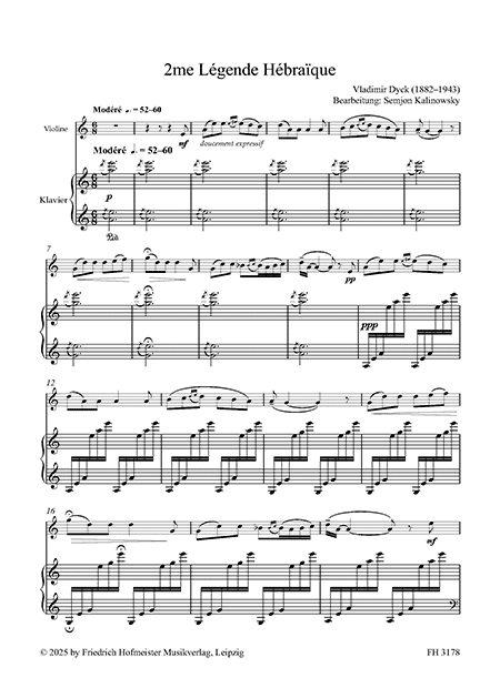 Anderes Coverbild Violin Music by Jewish Composers