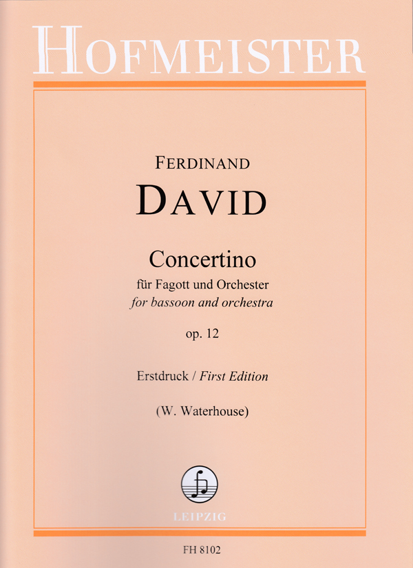 Vorderes Coverbild Concertino für Fagott und Orchester op. 12
