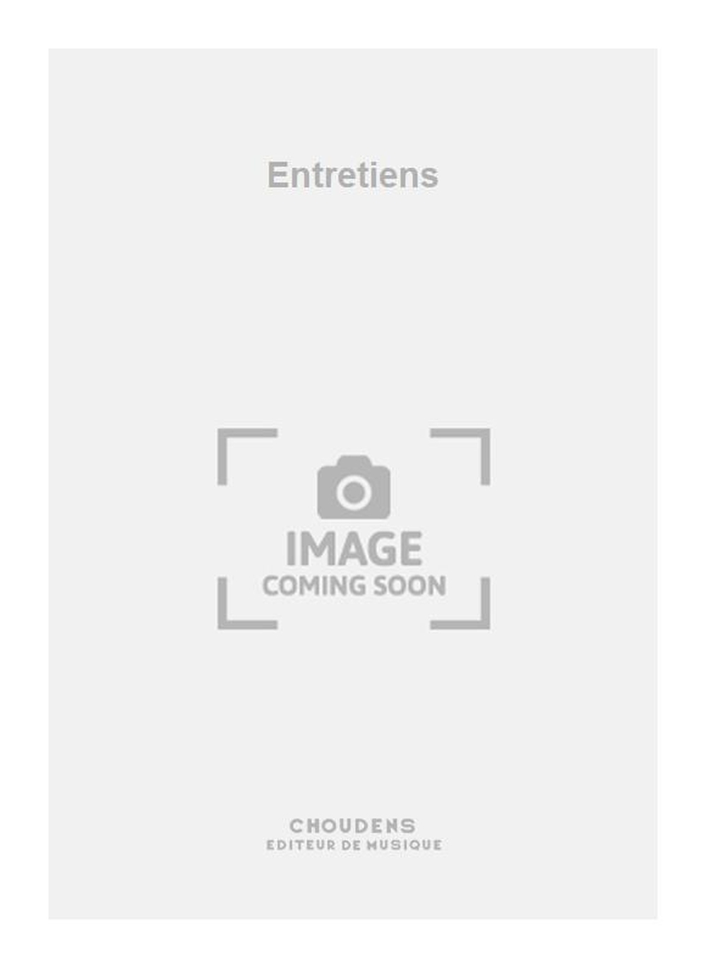 Anderes Coverbild Entretiens pour cor et piano