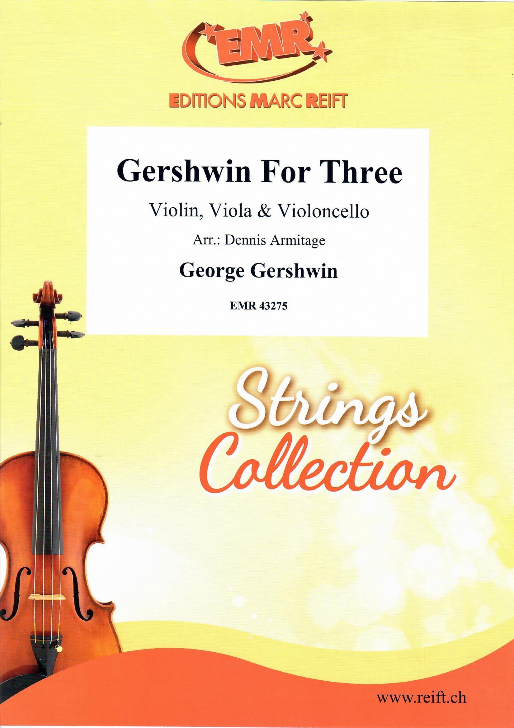 Vorderes Coverbild Gershwin For Three