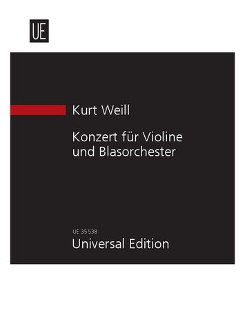 Vorderes Coverbild Konzert für Violine und Blasorchester op. 12