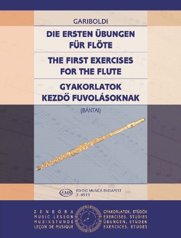 Vorderes Coverbild Die ersten Übungen für Flöte