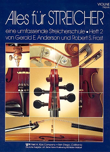 Vorderes Coverbild Alles für Streicher Band 2 - Violine