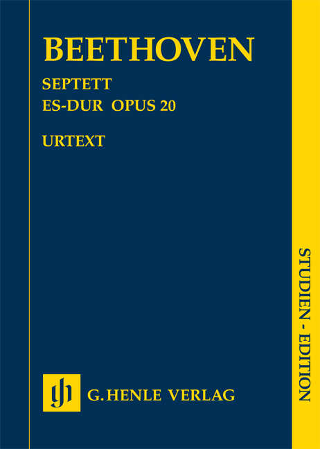 Vorderes Coverbild Septett Es-dur op. 20
