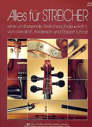 Vorderes Coverbild Alles für Streicher Band 3 - Kontrabass