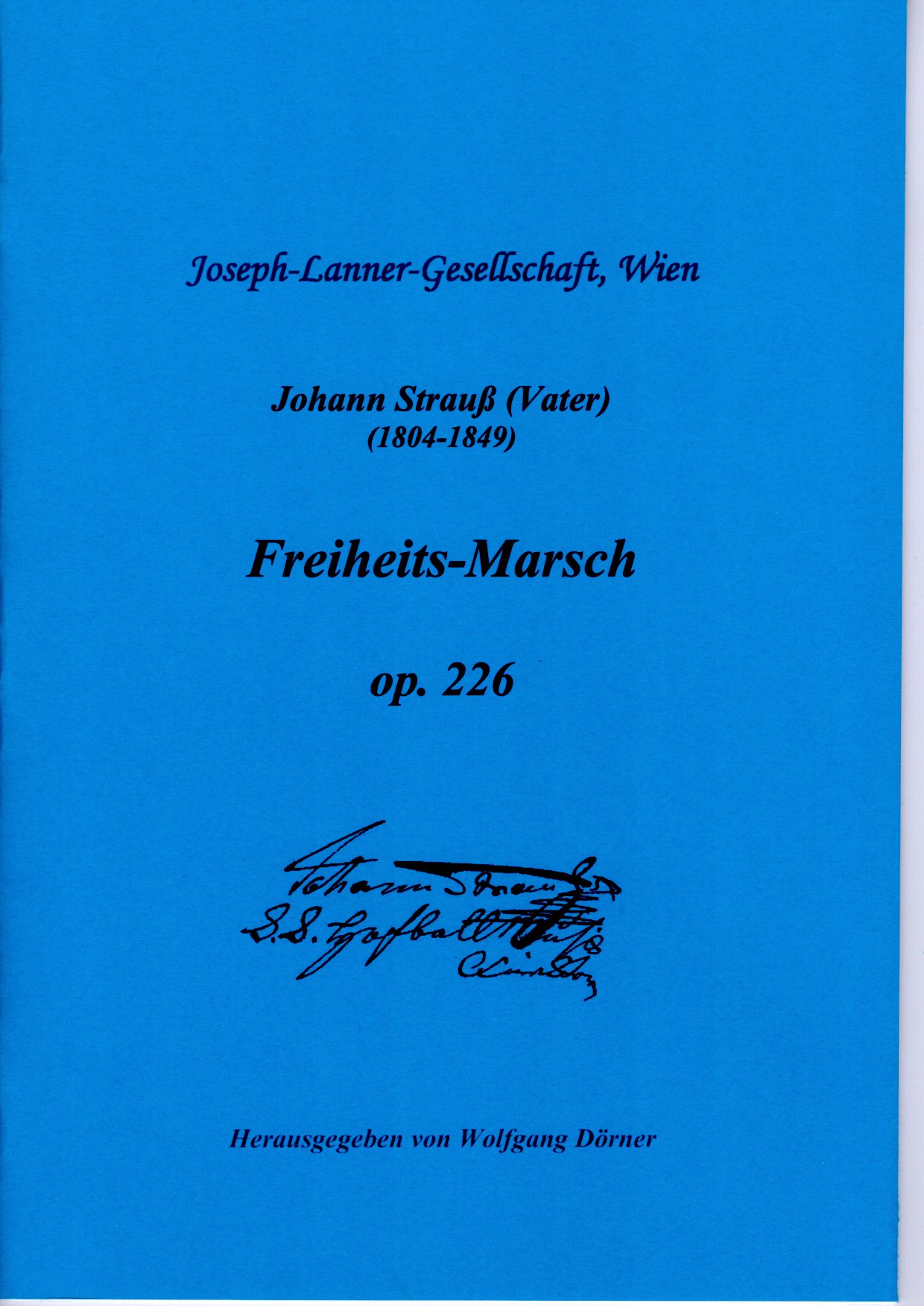 Vorderes Coverbild Freiheits-Marsch op. 226