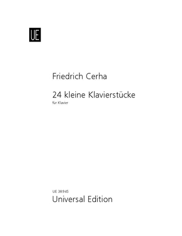 Vorderes Coverbild 24 kleine Klavierstücke