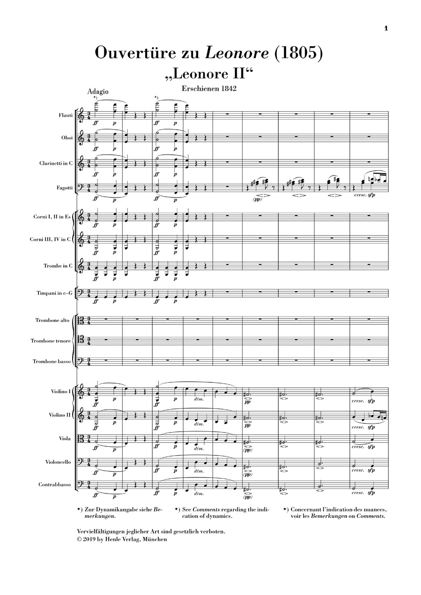 Anderes Coverbild Ouvertüre Nr. 2 zur Oper "Leonore"