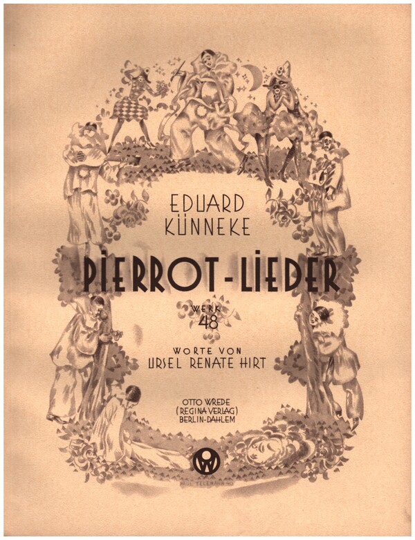Vorderes Coverbild Pierrot-Lieder op. 48