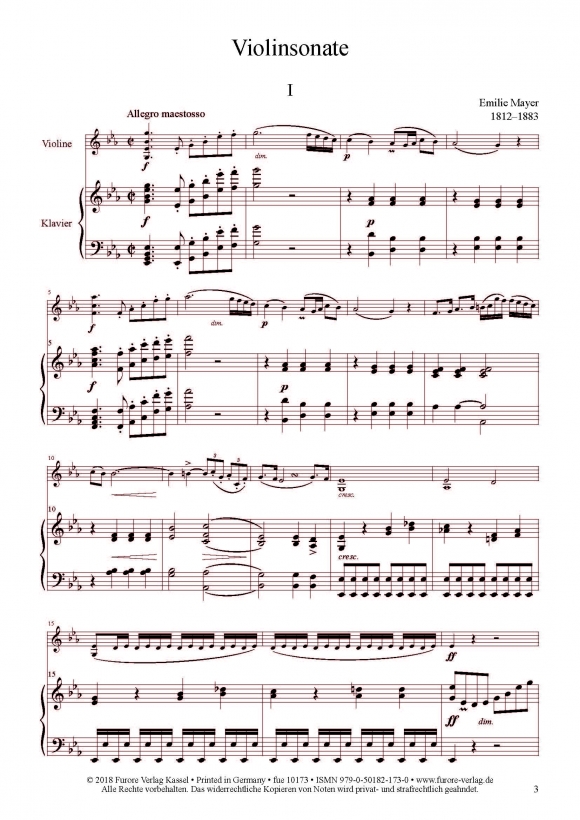 Anderes Coverbild Violinsonate Es-Dur