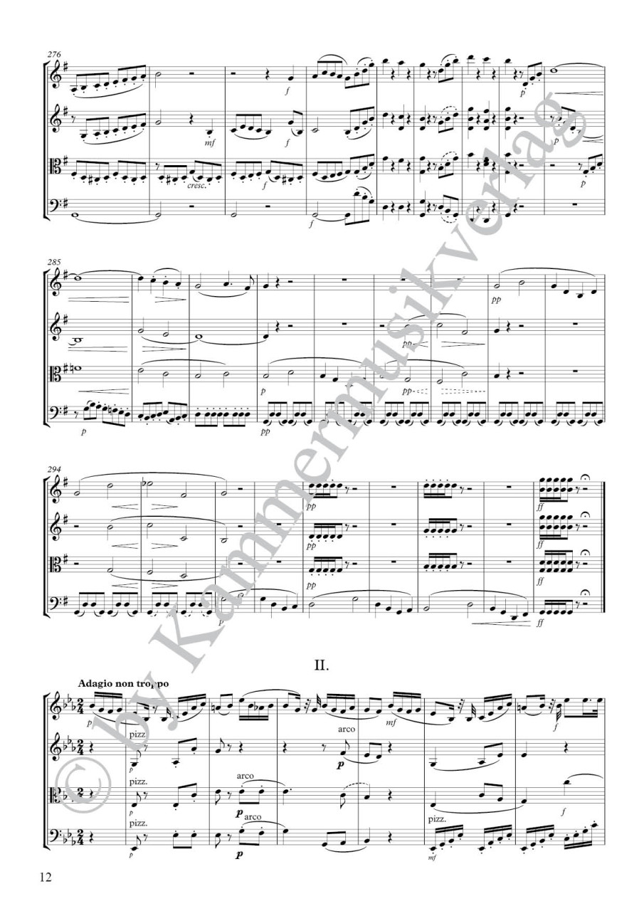 Anderes Coverbild Streichquartett in g-Moll JWV 65