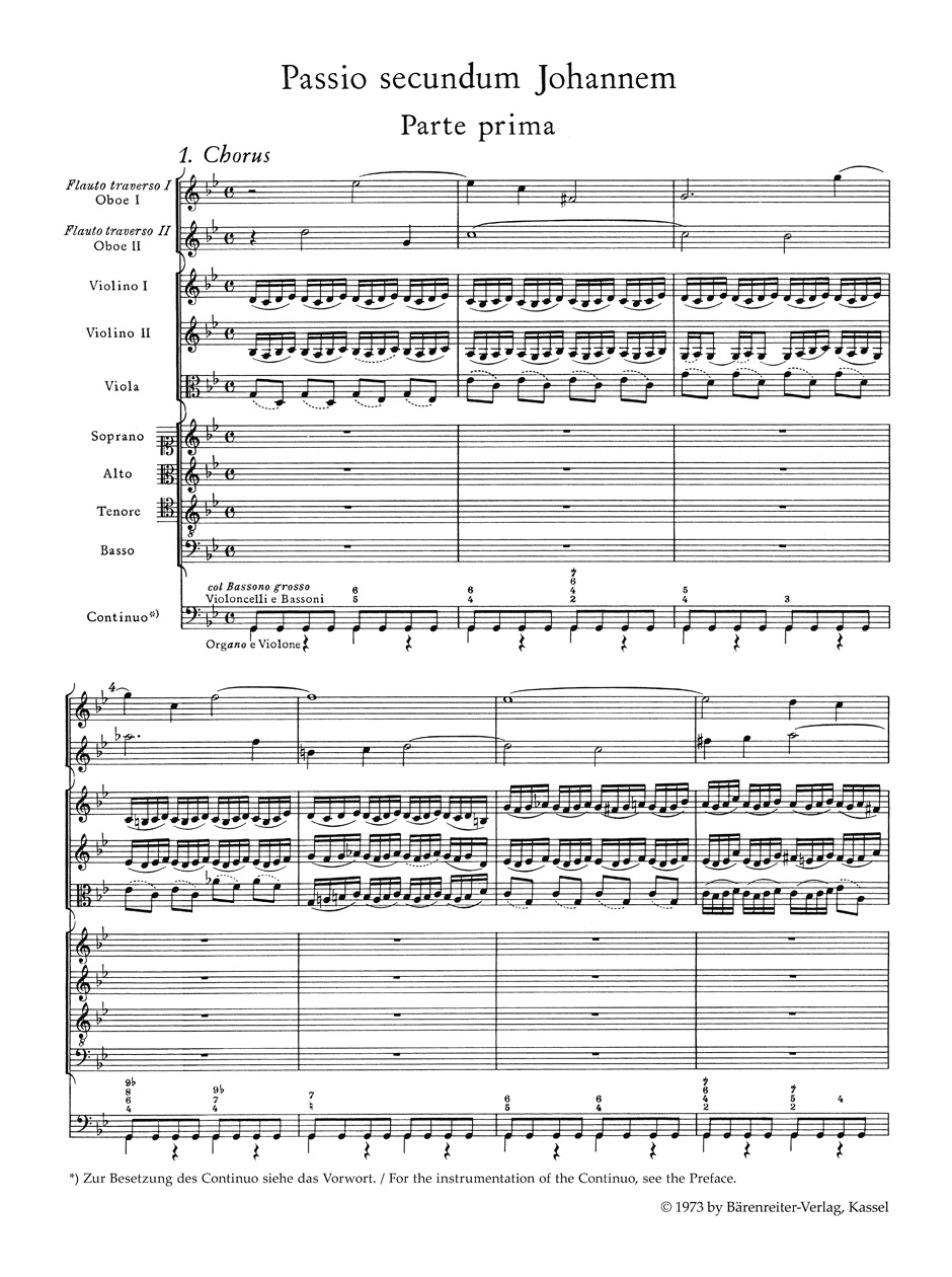 Vorderes Coverbild Johannes-Passion BWV 245