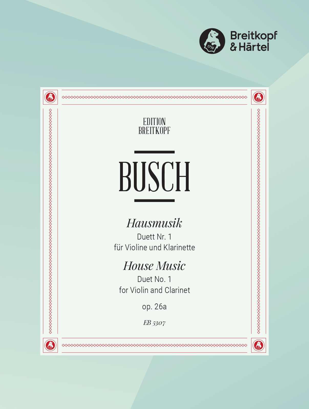 Anderes Coverbild Hausmusik Duett Nr. 1 op. 26/1