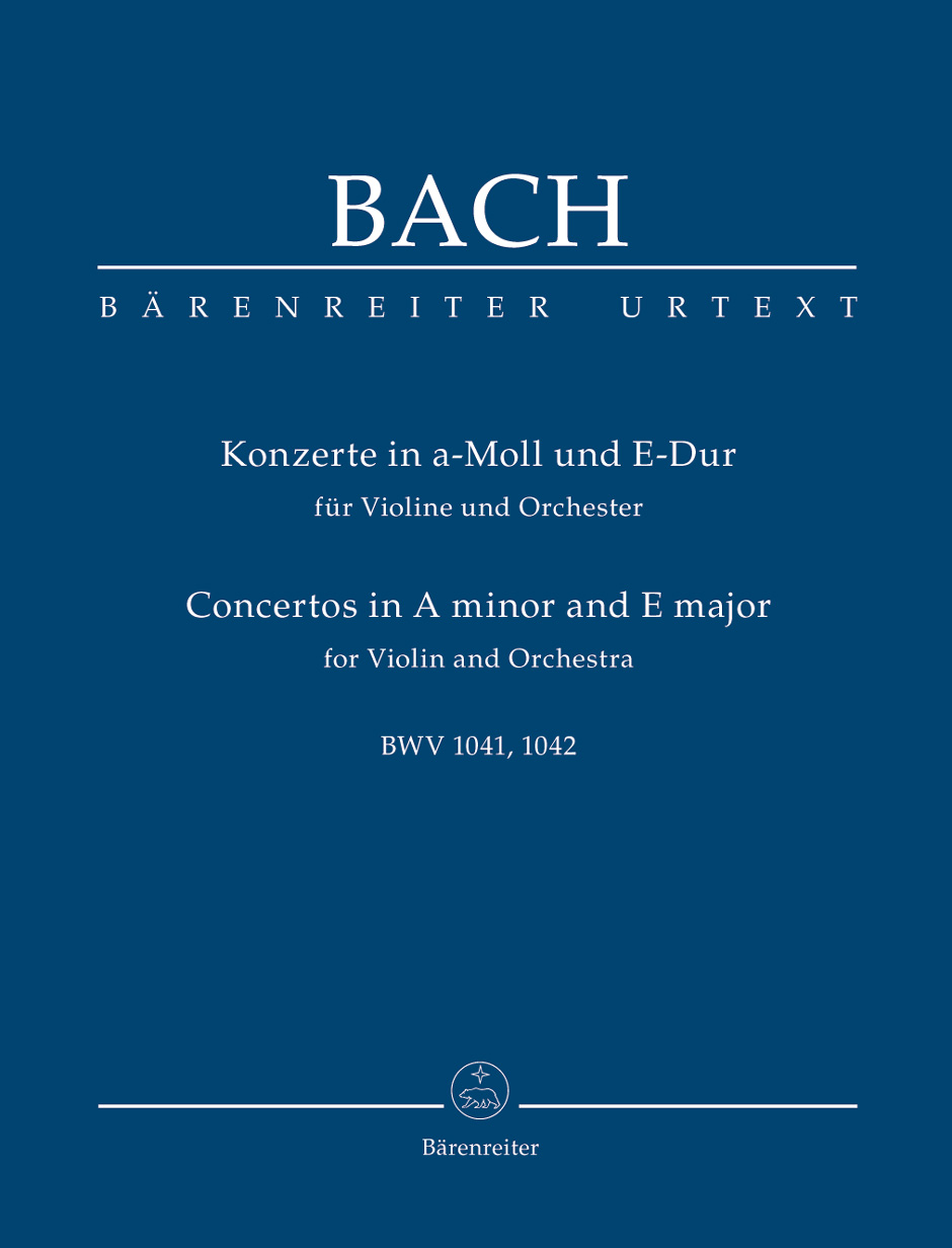 Anderes Coverbild Konzerte in a-Moll und E-Dur für Violine und Orchester BWV 1041, 1042