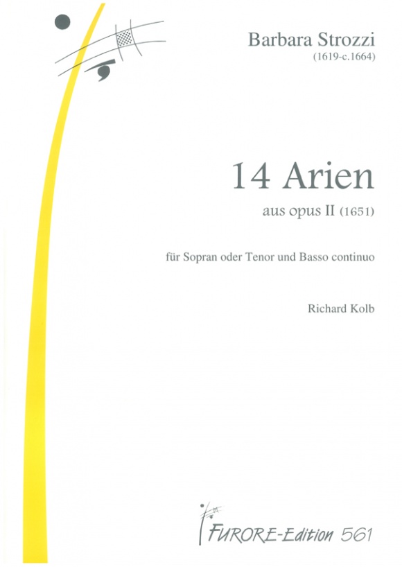 Vorderes Coverbild 14 Arien aus op. II (1651)
