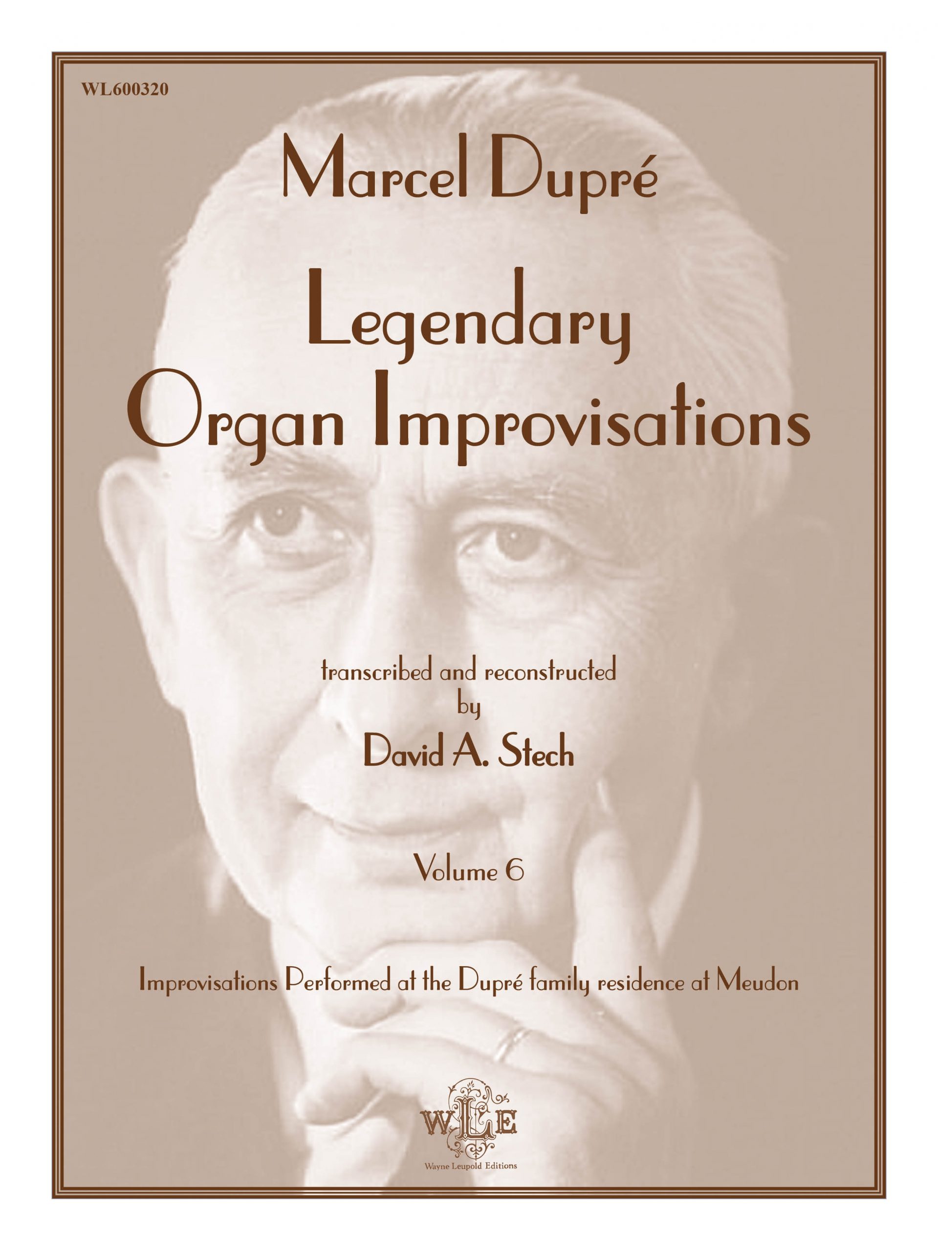 Vorderes Coverbild Legendary Organ Improvisations, Volume 6