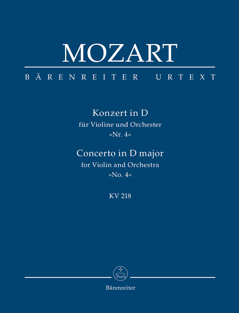Anderes Coverbild Konzert für Violine und Orchester Nr. 4 D-Dur KV 218