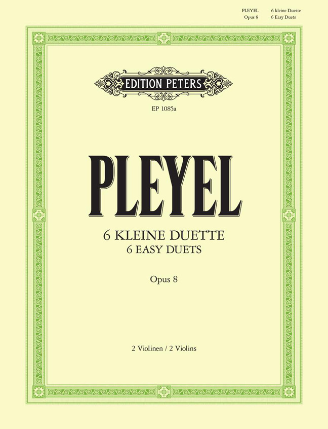 Vorderes Coverbild 6 kleine Duette für 2 Violinen op. 8