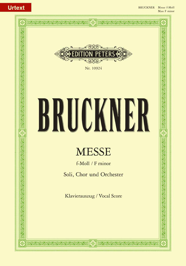 Vorderes Coverbild Messe für 4 Solostimmen, gemischten Chor und Orchester f-Moll WAB 28