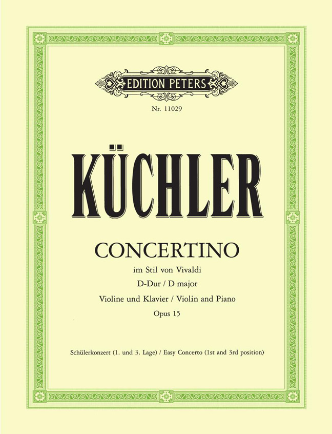 Vorderes Coverbild Concertino D-Dur op. 15