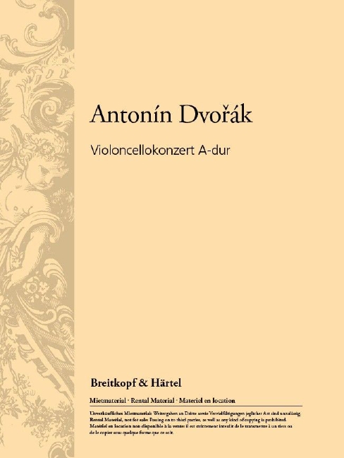 Anderes Coverbild Violoncellokonzert A-dur