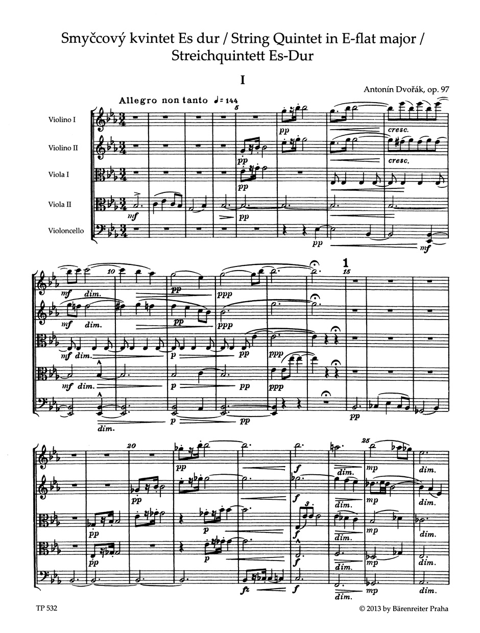 Anderes Coverbild Streichquintett Es-Dur op. 97