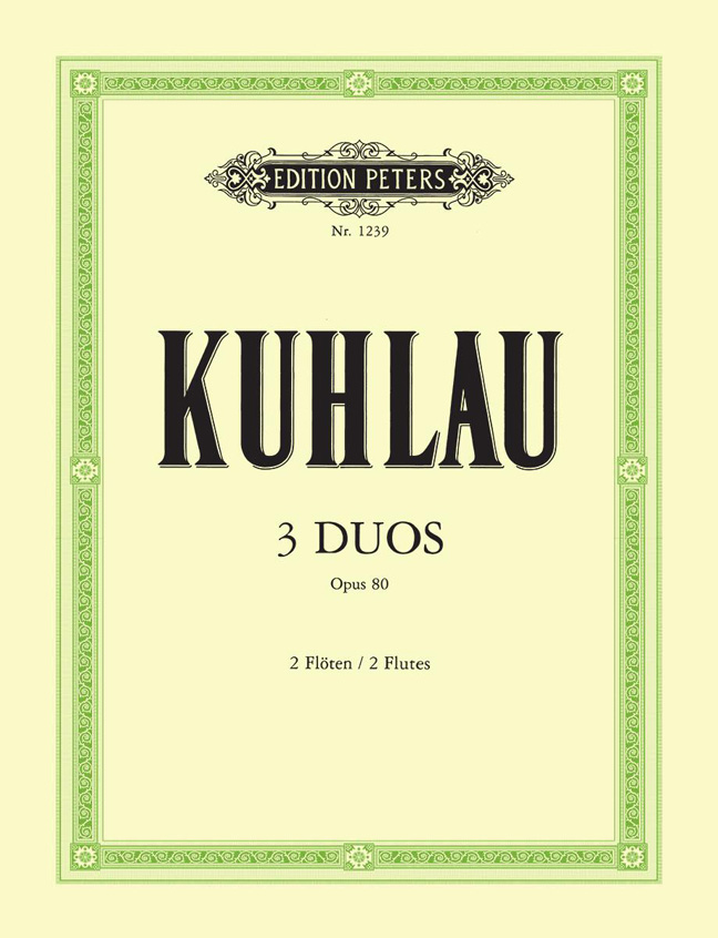 Vorderes Coverbild Drei Duos op. 80