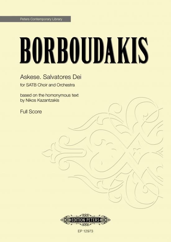 Vorderes Coverbild Askese. Salvatores Dei für gemischten Chor und Orchester (2012/2013)