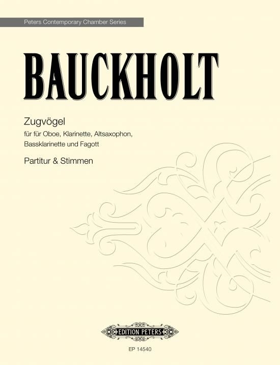 Vorderes Coverbild Zugvögel für Oboe, Klarinette, Altsaxophon, Bassklarinette und Fagott