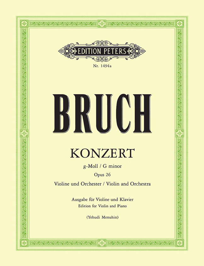 Vorderes Coverbild Konzert für Violine und Orchester g-Moll op. 26