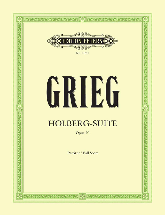Vorderes Coverbild Aus Holbergs Zeit op. 40