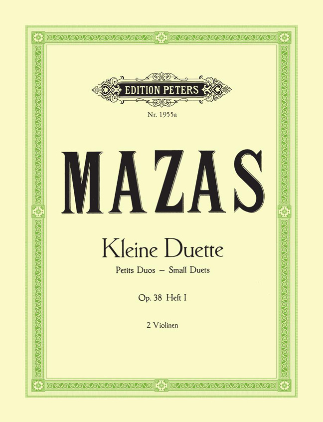 Vorderes Coverbild Kleine Duette op. 38