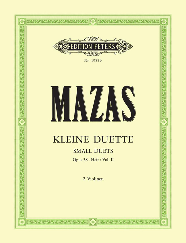 Vorderes Coverbild Kleine Duette op. 38
