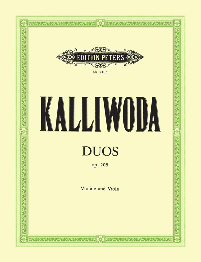 Vorderes Coverbild 2 Duos op. 208