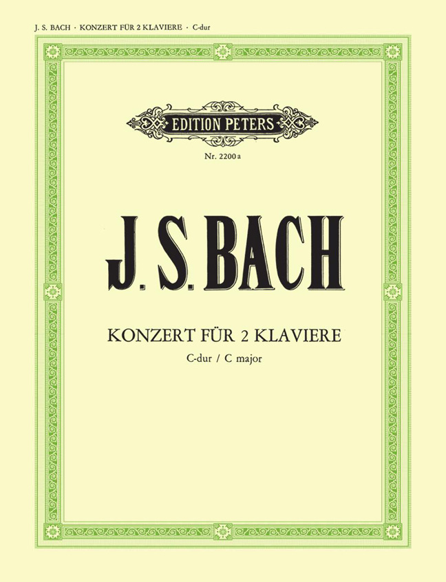 Vorderes Coverbild Konzert für 2 Klaviere (Cembali), Streicher und Basso continuo C-Dur BWV 1061