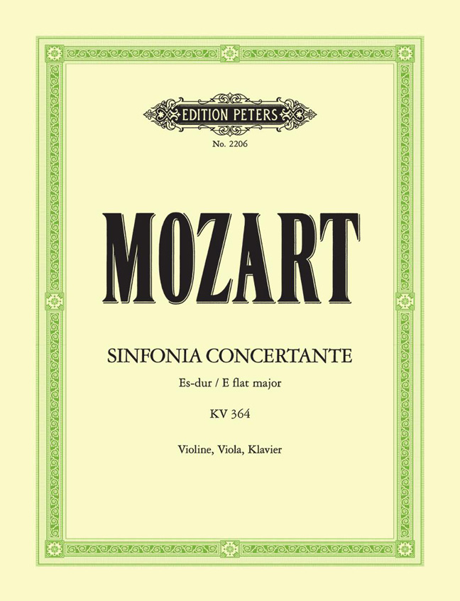 Vorderes Coverbild Konzertante Sinfonie Es-Dur KV 364 (320d) (Salzburg, Sommer oder Spätsommer 1779)
