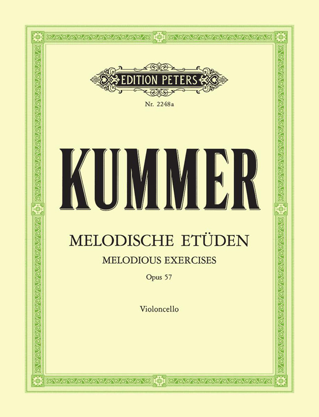 Vorderes Coverbild Zehn melodische Etüden op. 57