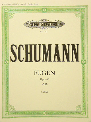 Vorderes Coverbild 6 Fugen über B-A-C-H für Orgel oder Pedalflügel op. 60