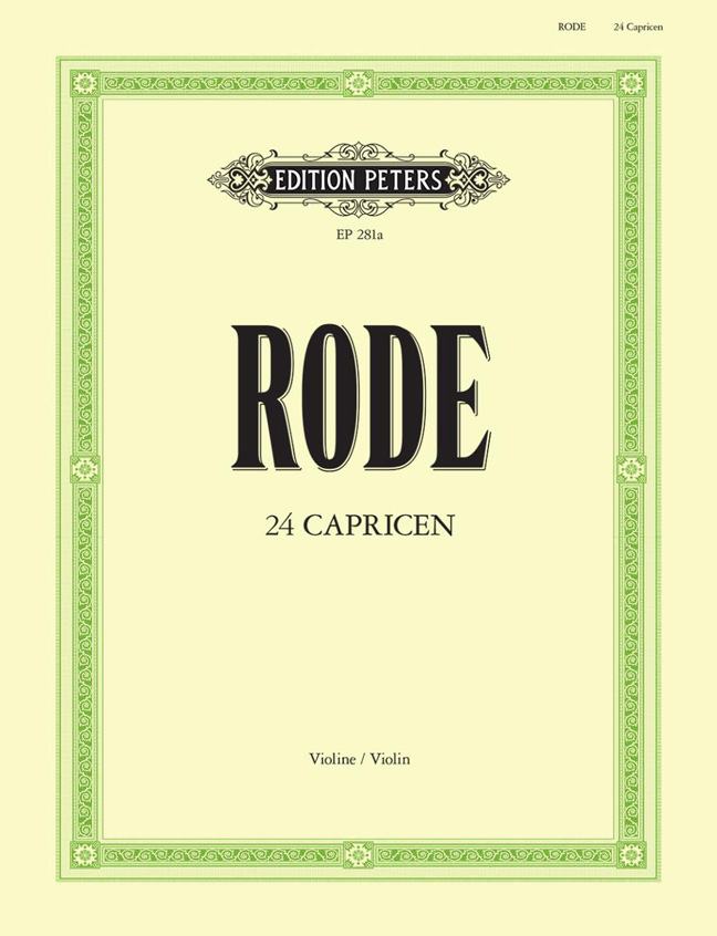 Vorderes Coverbild 24 Caprices für Violine solo