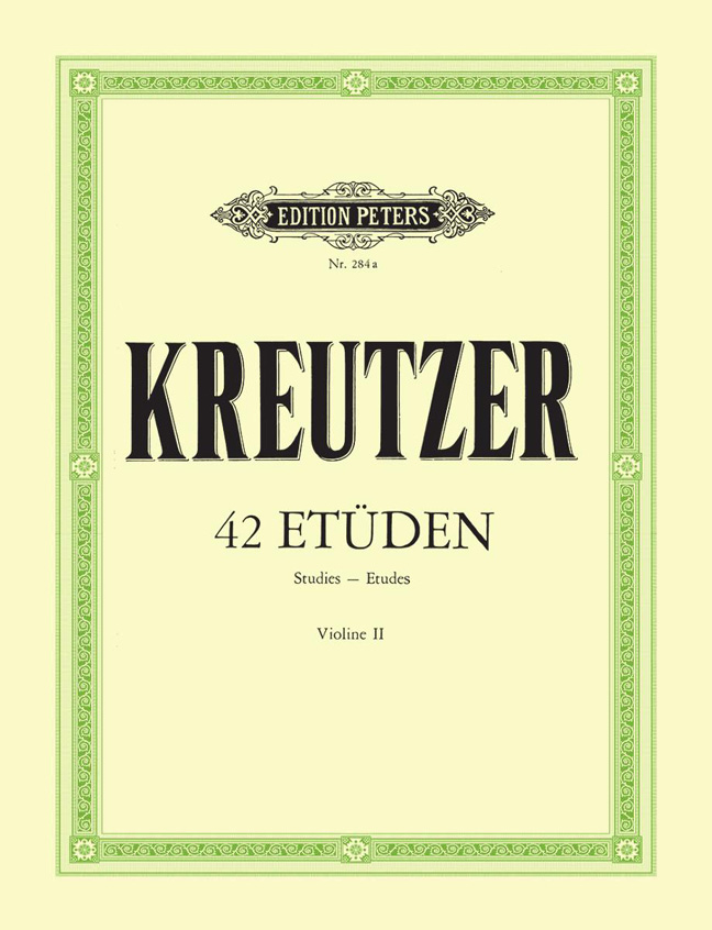 Vorderes Coverbild 42 Etüden (Capricen) für Violine